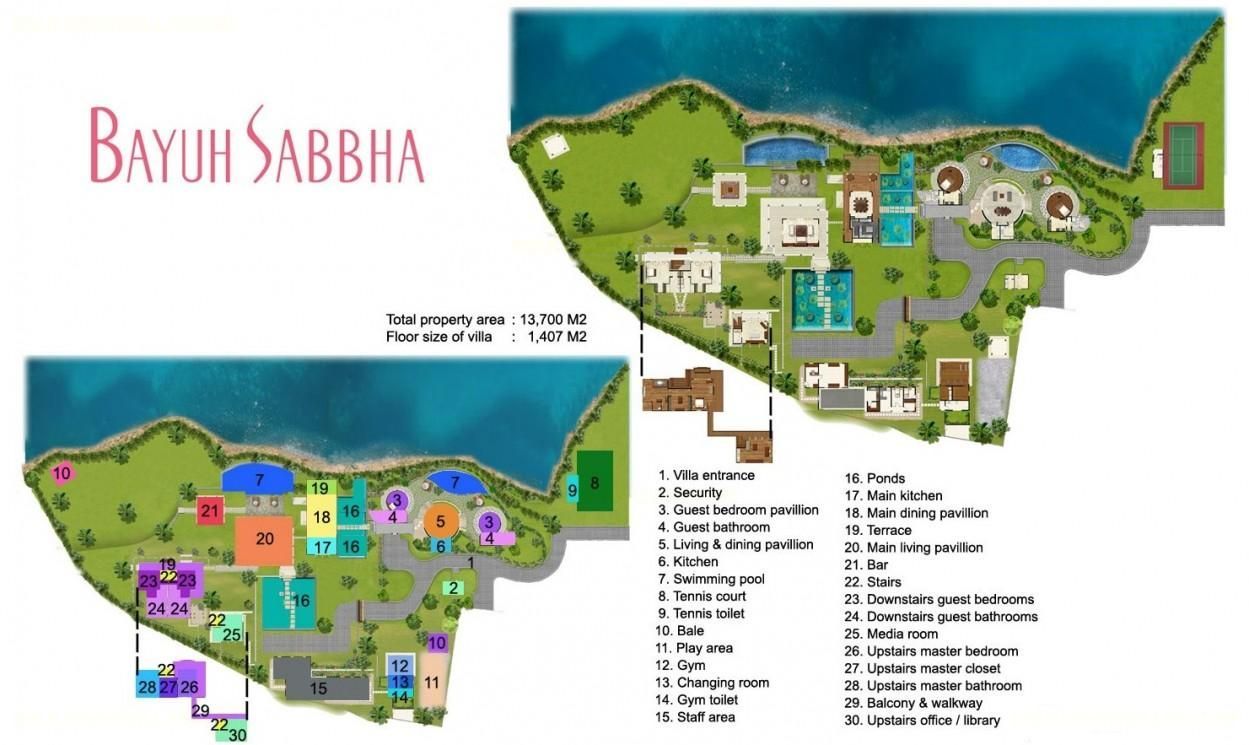 Villa Bayuh Sabbha Floor Plan